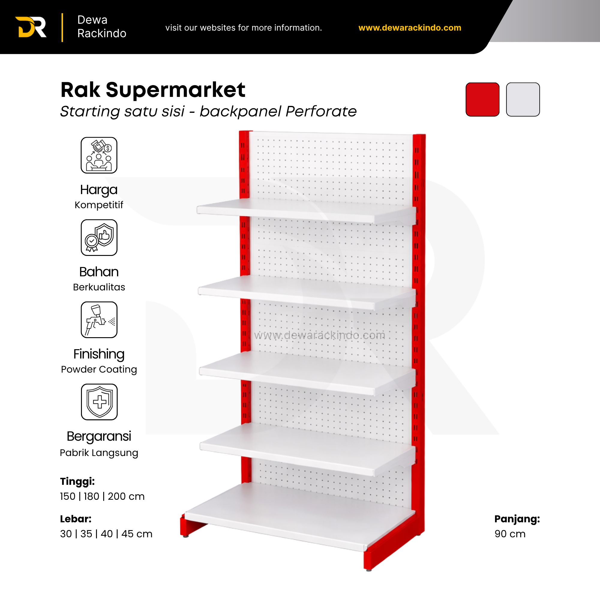 Rak Minimarket Backplat